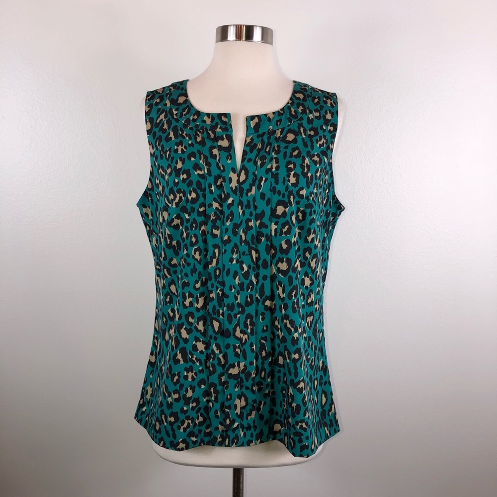 Banana Republic Leopard Print Sleeveless Top